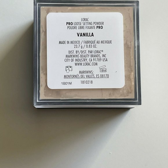 Lorac Pro Loose Setting Powder Vanilla Full Size 23.7g New in Box MSRP $30 - Picture 7 of 9